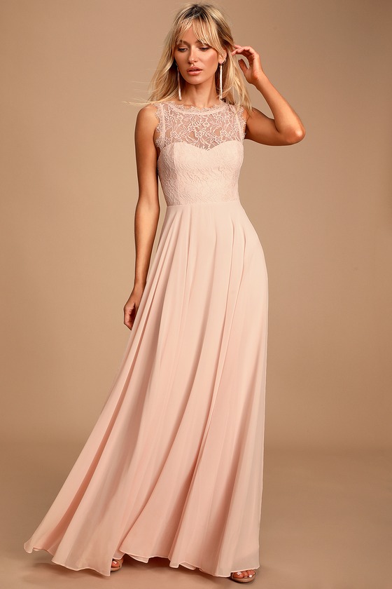 lulus chiffon maxi dress