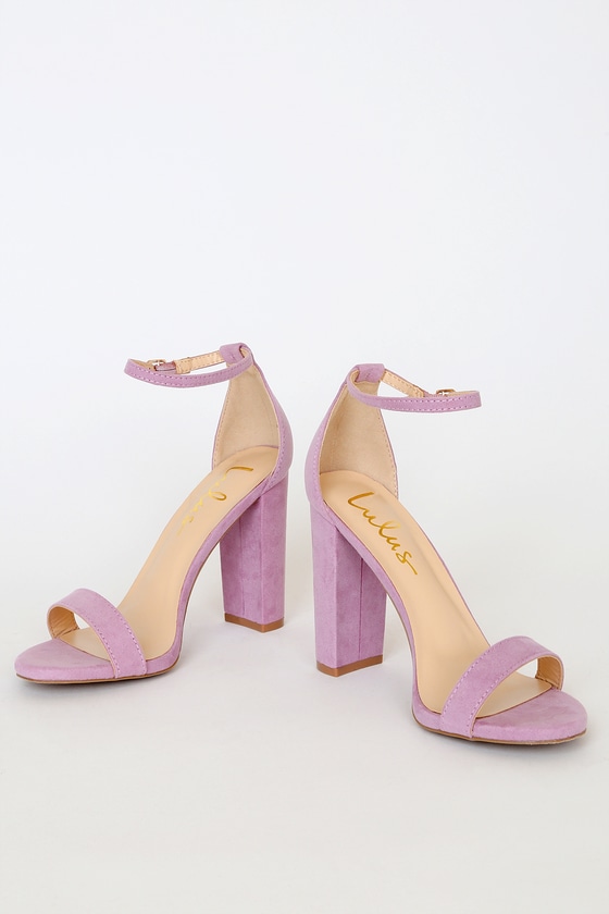 lavender sandal heels