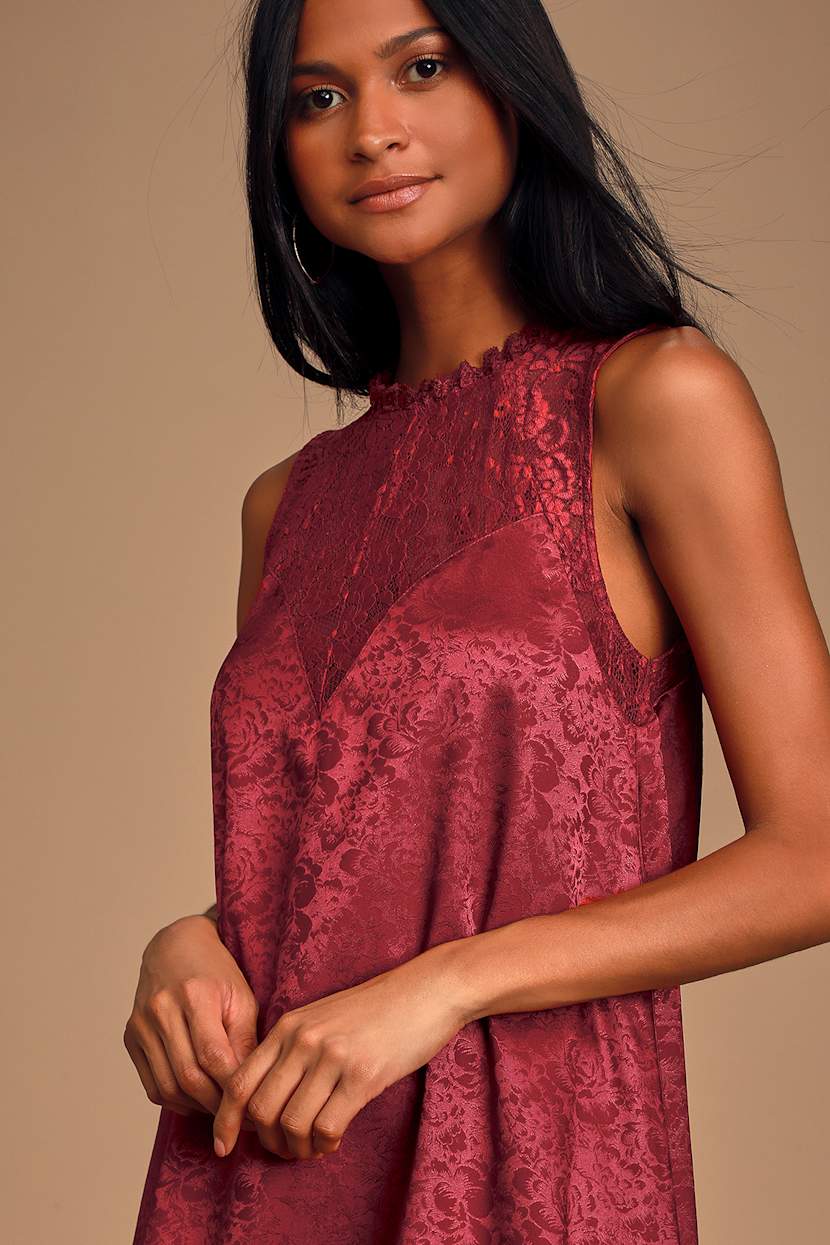 satin swing dress bow dress