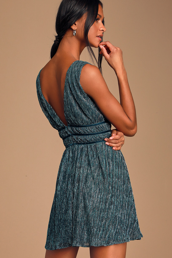 lulus teal dress