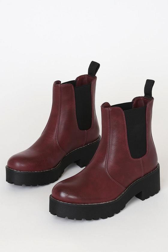 margo patent leather booties