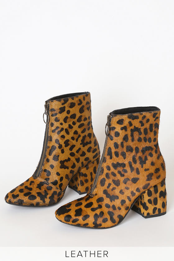 leopard print rubber boots