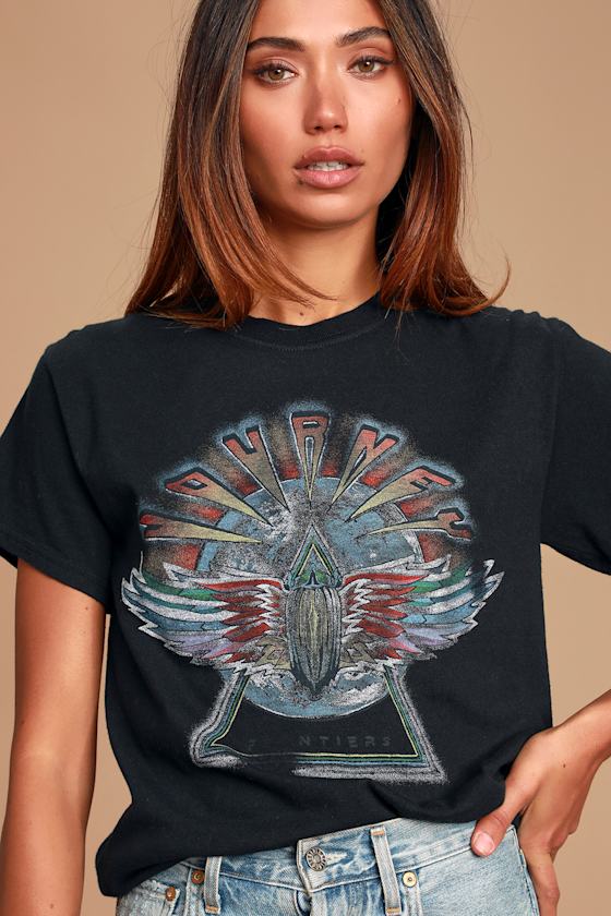 Journey Frontiers Black Graphic Tee 7