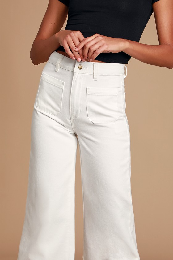 sailor cut jeans