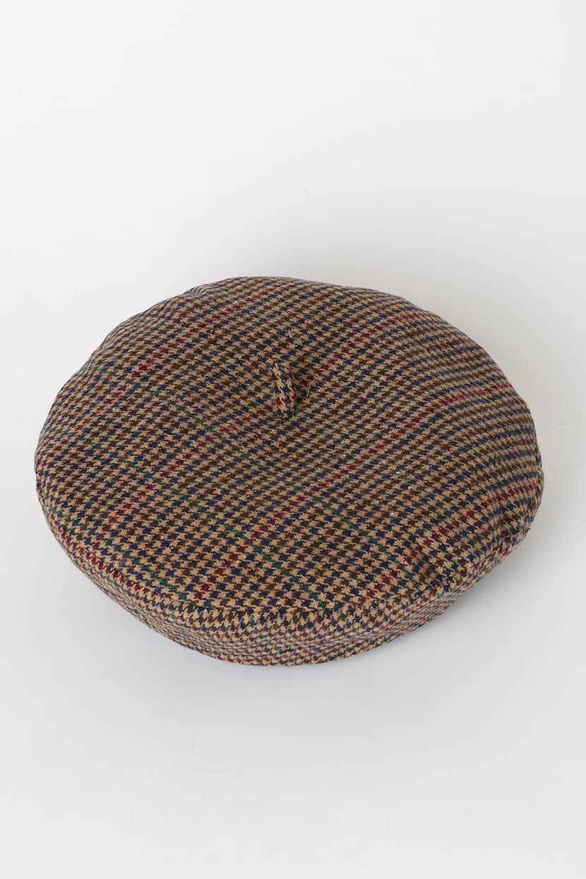 Brixton Audrey Beret in Heather Wine