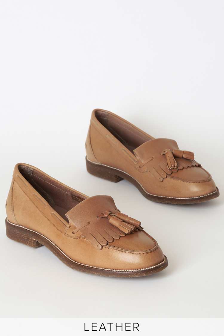 Seychelles Cloak Light Pink - Genuine Leather Loafers - Loafers - Lulus