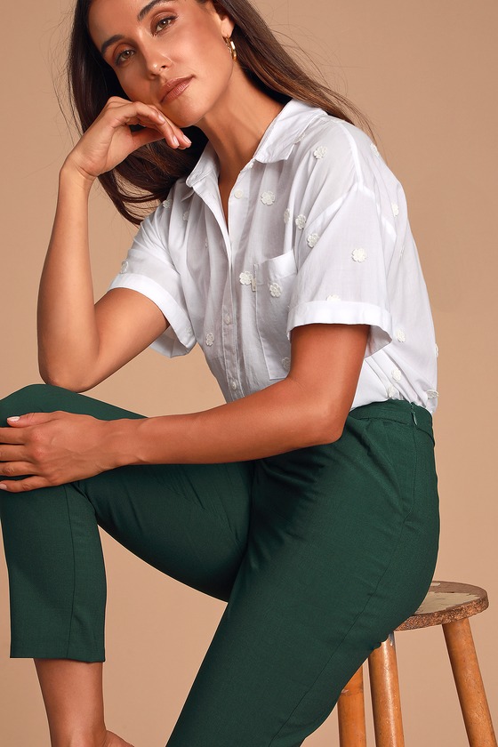 forest green khaki pants