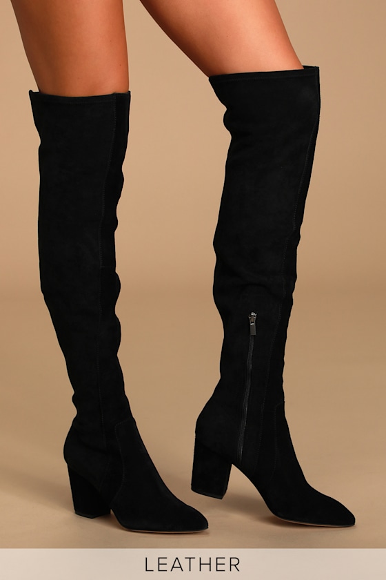 Splendid Poet Boots Over the Knee Boots Suede OTK Boots Lulus