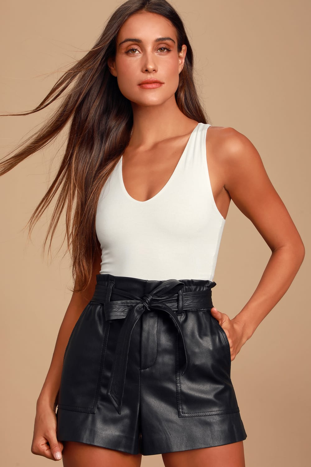Feel Like Dancing White Crop Top