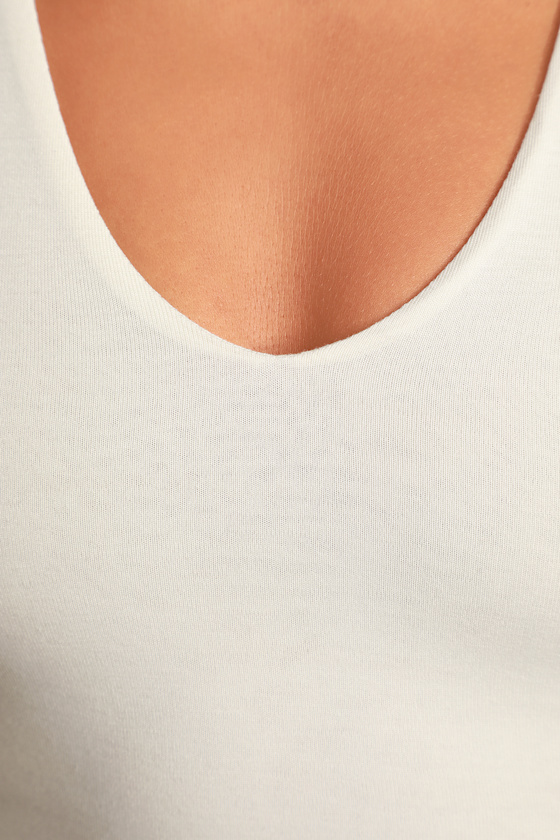 Feel Like Dancing White Crop Top - thumbnail 5