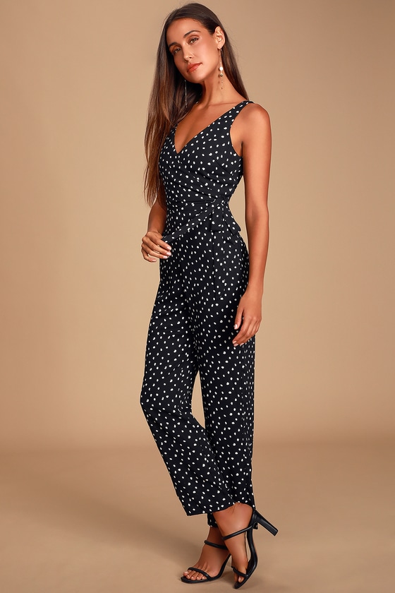 polka dot jumpsuit