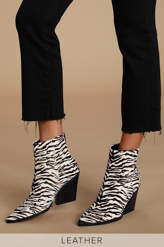 zebra booties outfit