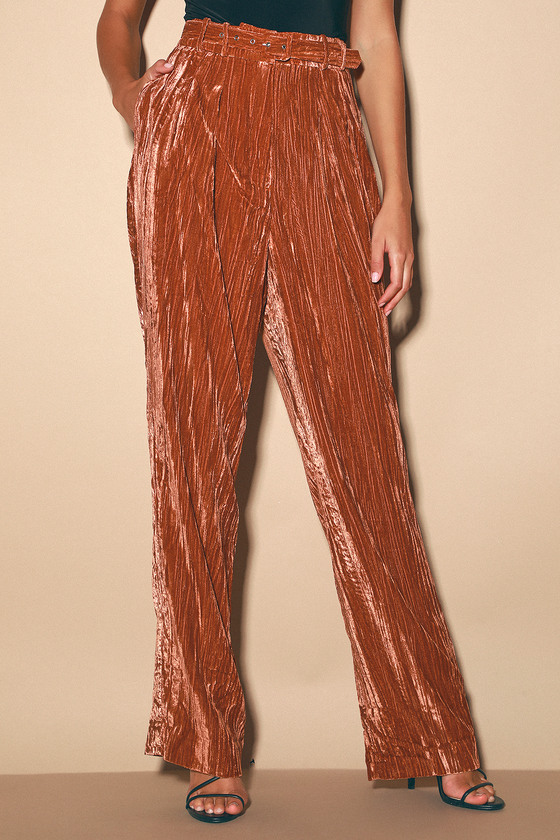 velvet pants