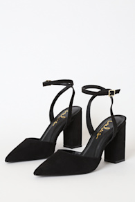 Viki / SY18415: Black Suede 1