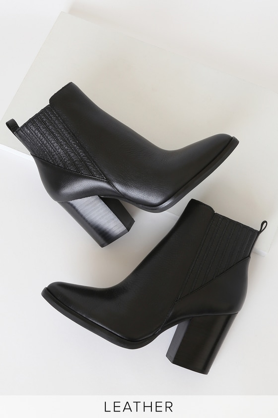 marc fisher black ankle boots