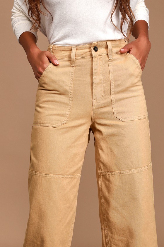 high waist carpenter pants