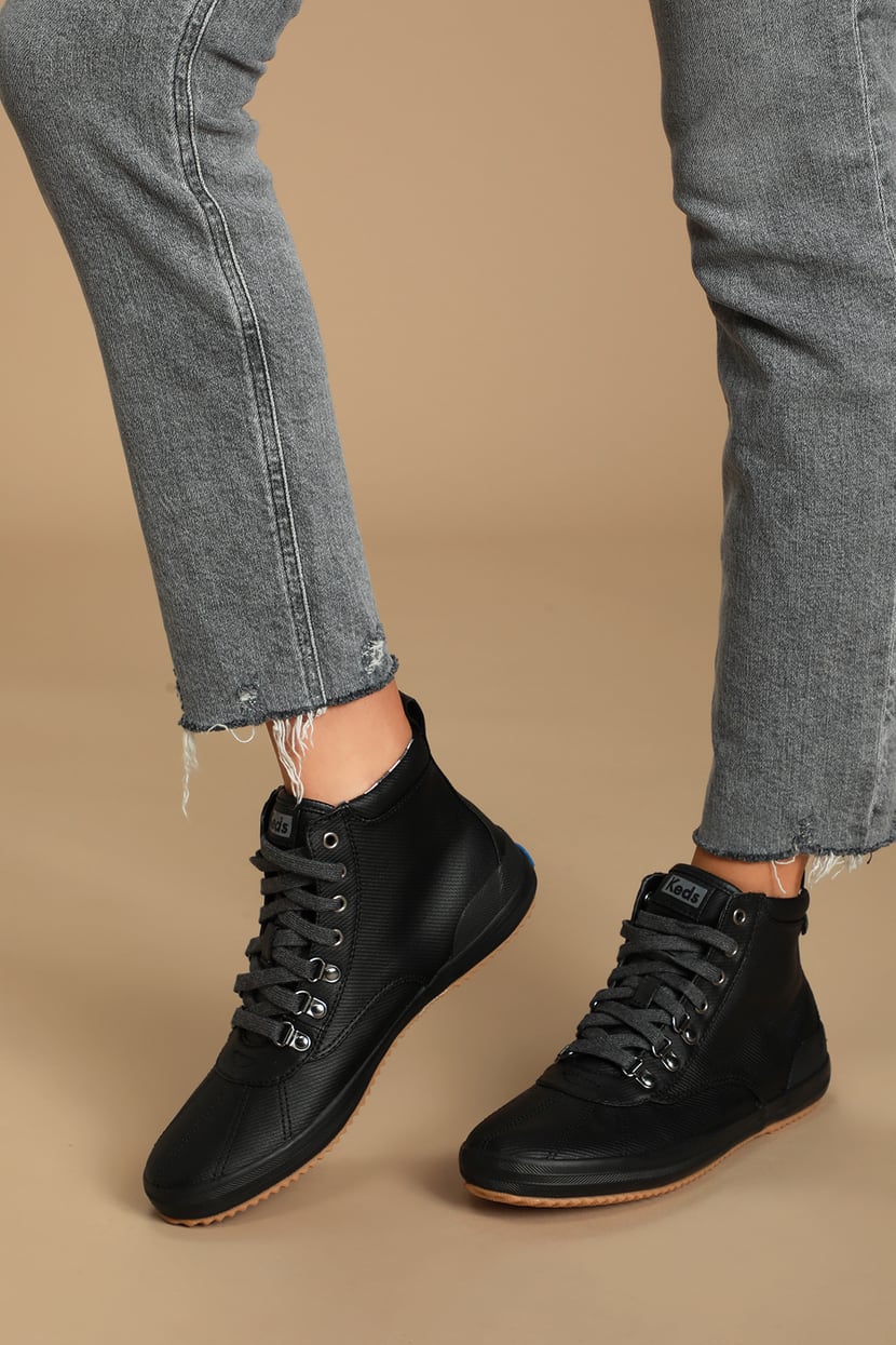 Keds - Black Ankle Boots - Lace-Up Boots - -