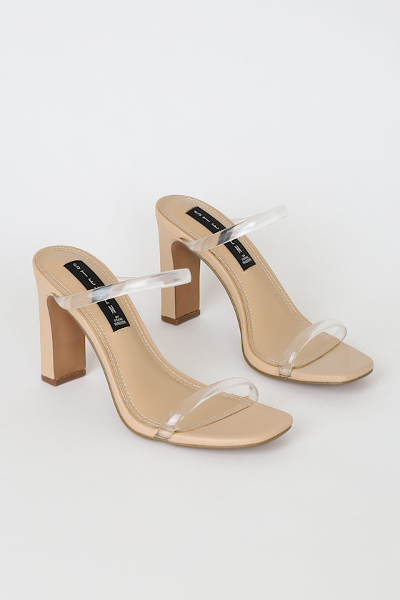 Jersey Blush Multi High Heel Sandals 2