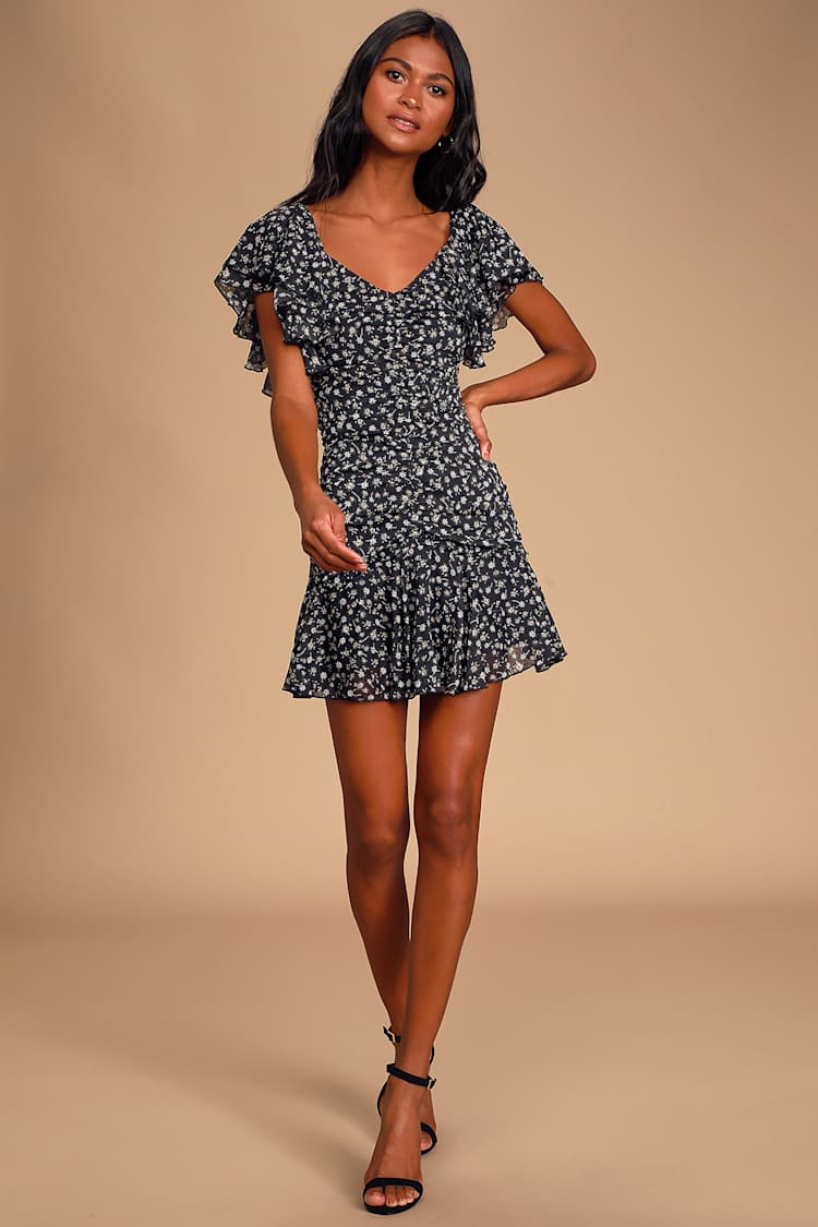 samira mini dress in white Admire You Mini Dress White