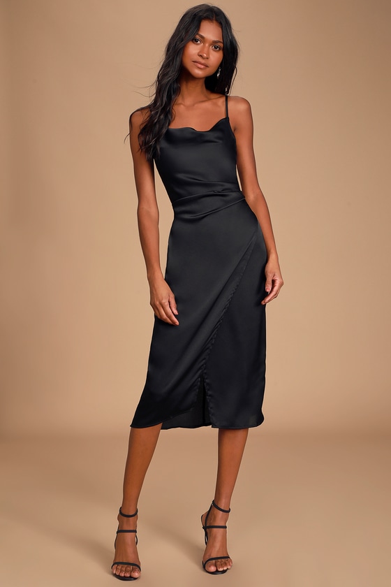 lulus satin dress