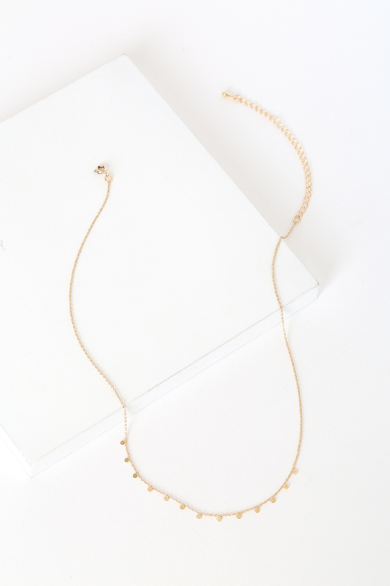 Light Beams Gold Necklace 1
