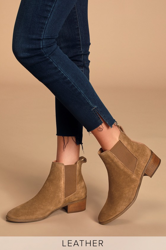 steve madden camel booties