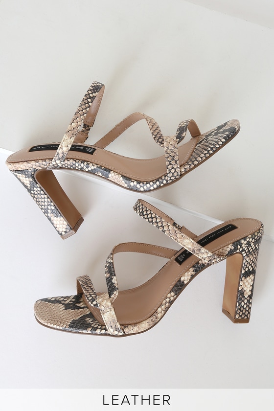 slip on heel sandals