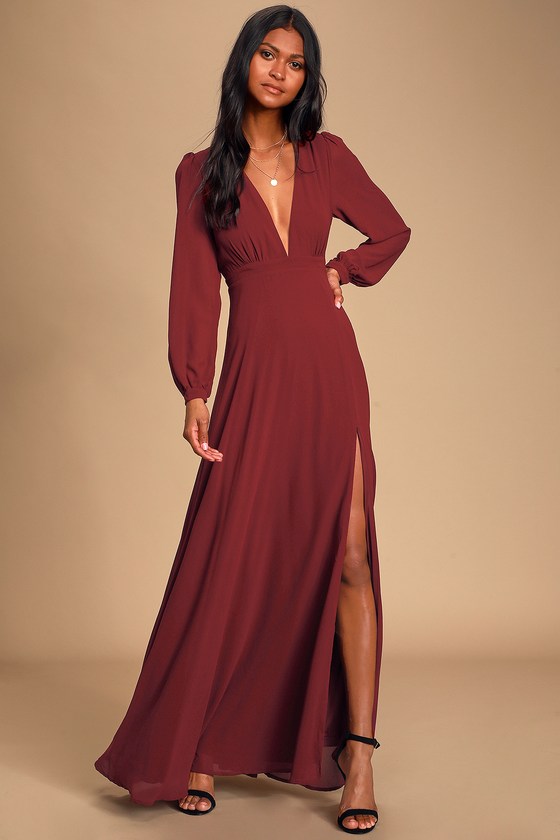 lulus chiffon gown