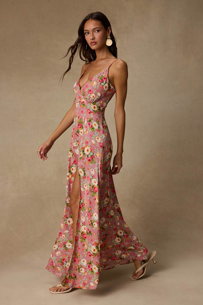 floral maxi dress women Elegant Printed Maxi Dress for Women – Modest Long Sleeve Floral Easte –  FineLook