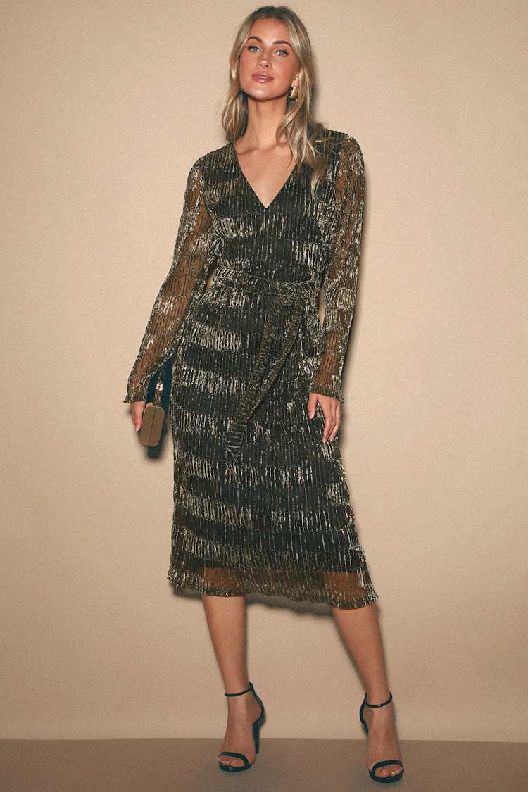 knee length dresses for ladies Zimmermann Acacia Scallop Midi Dress – Lizzie Lend