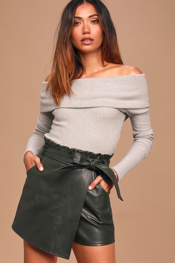 Snowbunny off the shoulder long sleeve te clearance