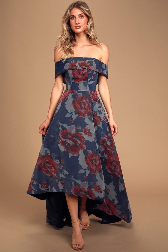 bariano one shoulder dress