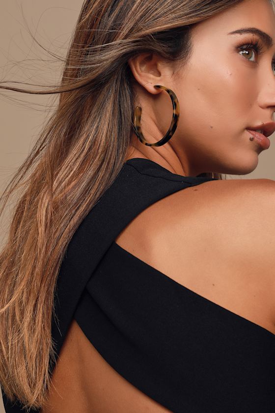 Slow and Steady Tortoise Hoop Earrings 1