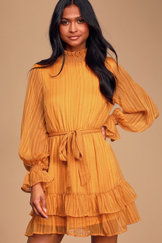 lulus marigold dress
