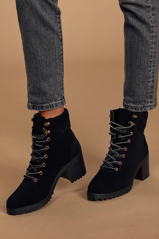 nubuck boots womens