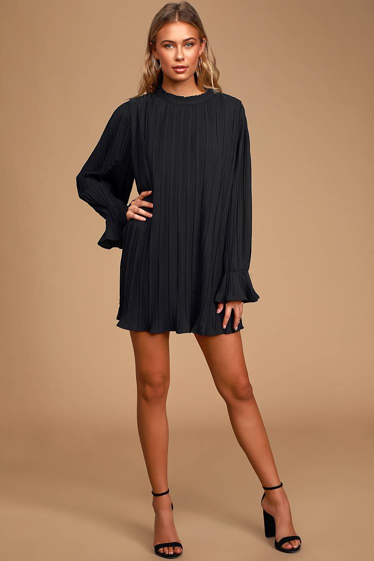 strapless open back dress Grey Tailoring Pleated Mini Dress main image 0