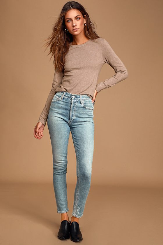 Basically Yours Taupe Long Sleeve Top 2