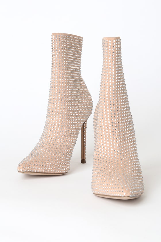 pointed toe sock booties