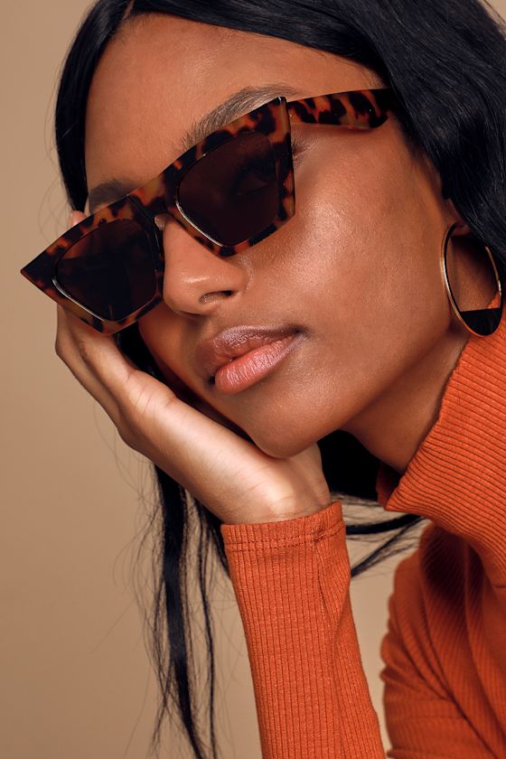 Laser Focus Tortoise Square Sunglasses 5