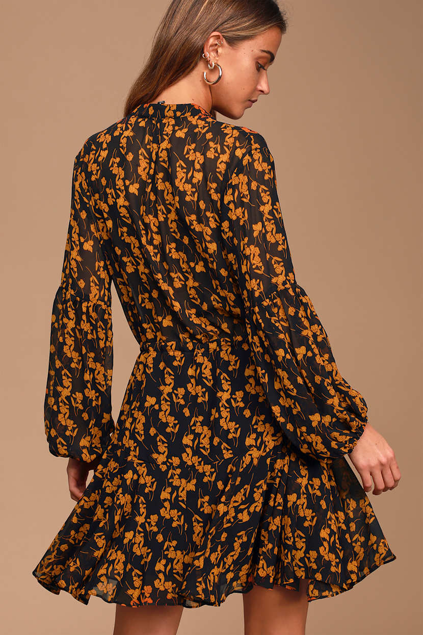 orange black dress Xhosa dress in Orange with lace accents main image 0