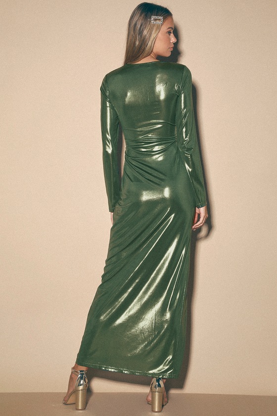 lulus long sleeve maxi