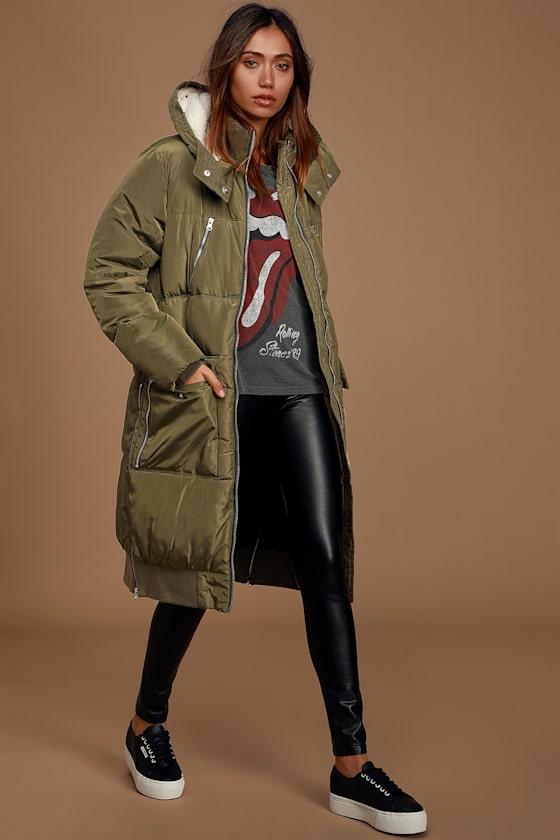 The Oslo Plush-Lined Hooded Puffer Parka