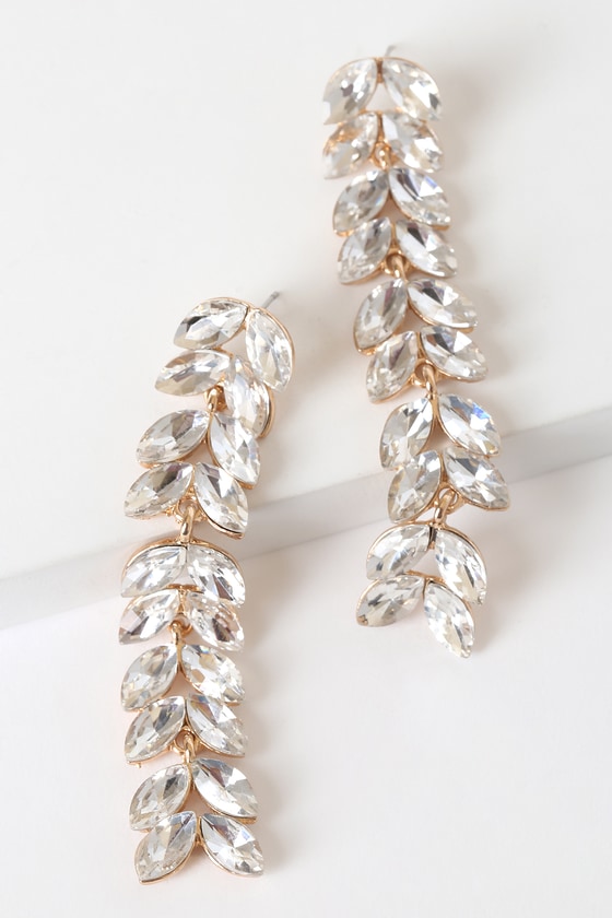 Buy Da Firenzie Black-Plated Silver Rhinestone Drop Earrings Online