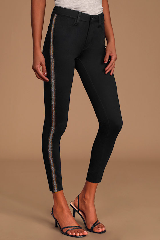 Cute Black Jeans Black Skinny Jeans Black Glitter Jeans