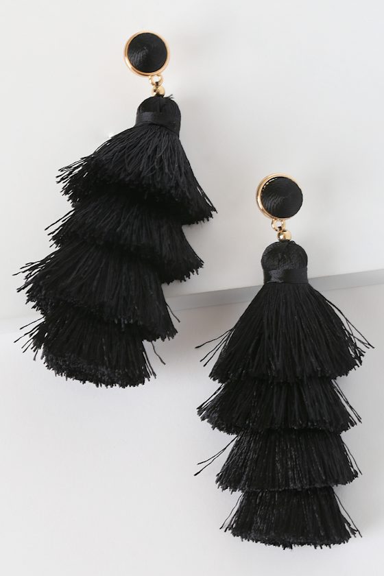 Boho Tassel Earrings - Fringe Earrings - Tiered Tassel Earrings - Lulus
