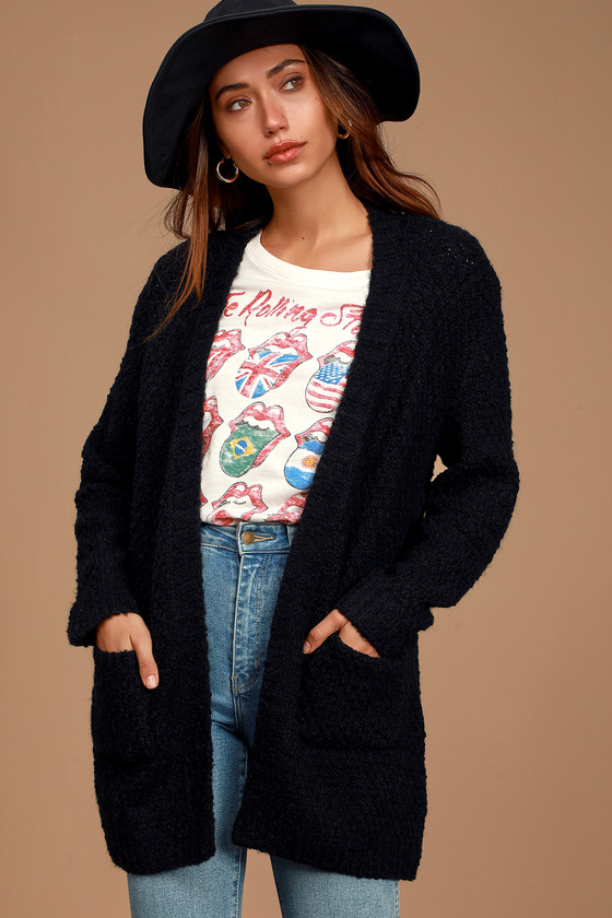Cardigan shop sweater black