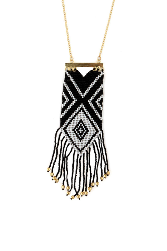 Roam Over Beaded Necklace
