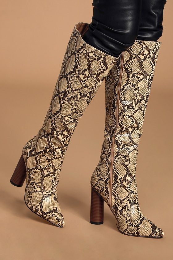 raid knee high boots