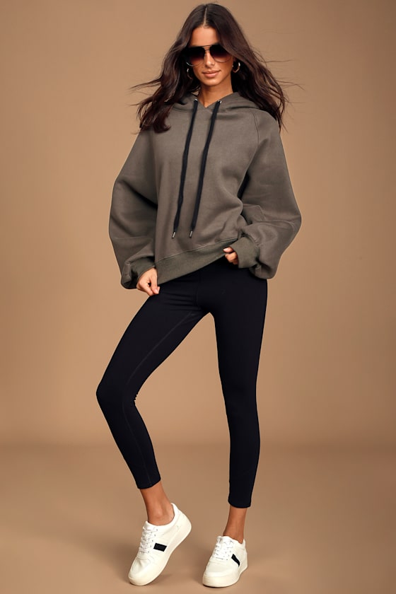 NYTT Edinburgh Charcoal Grey Sweatshirt Oversized Hoodie Lulus