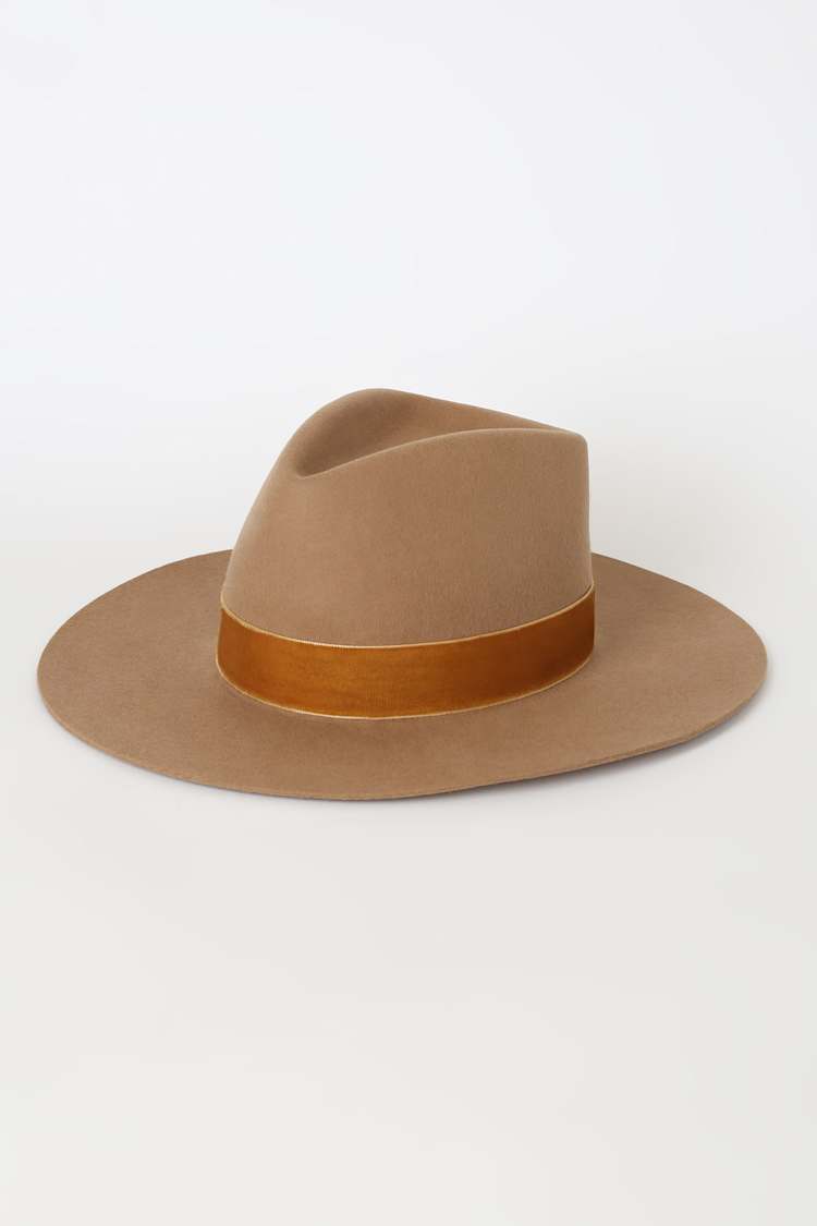 Lack of Color Benson Tri Brown 100% Wool Hat Sz L EUC Lack of Color Unisex Benson Tri Brown Tall Triangle Crown  main image 4